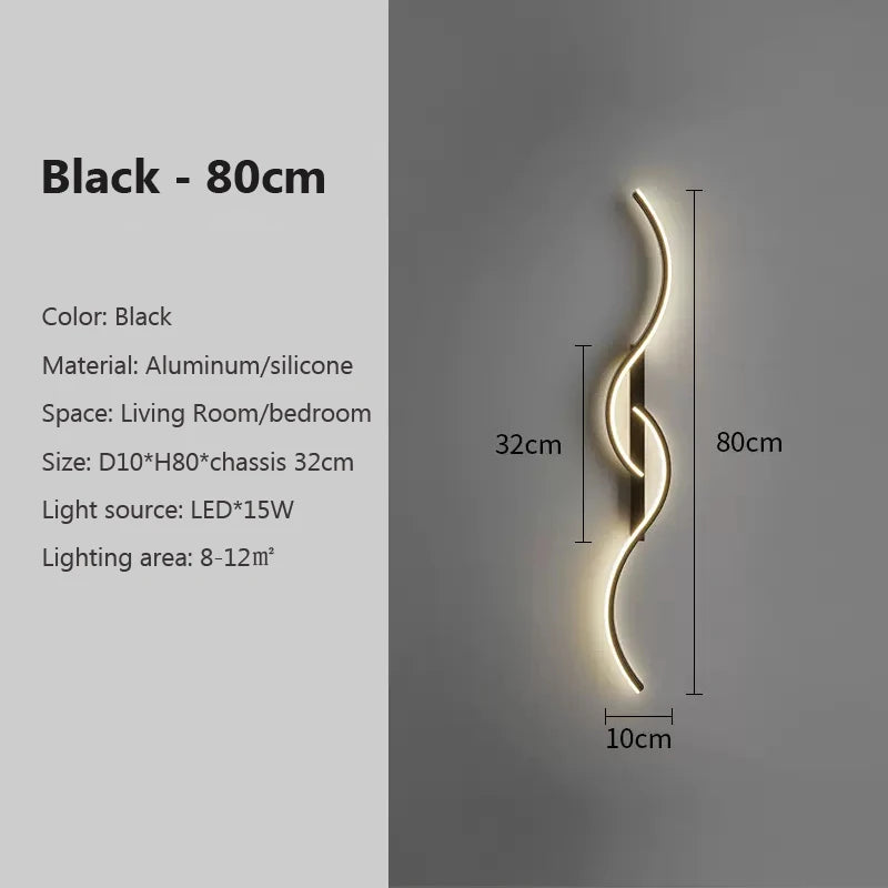 Luna Curve LED Wall Sconce